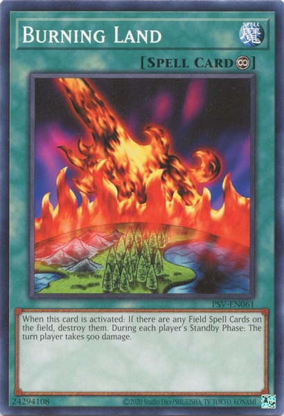 Burning Land - PSV-EN061 - Common Unlimited (25th Reprint)