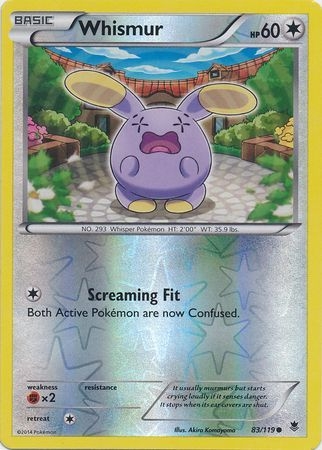 Whismur - 83/119 - Common Reverse Holo