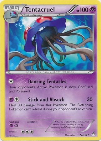 Tentacruel - 72/160 - Rare