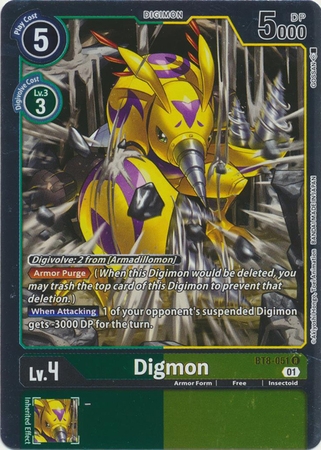 Digmon - BT8-051 R - Rare