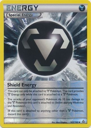 Shield Energy - 143/160 - Uncommon - Reverse Holo