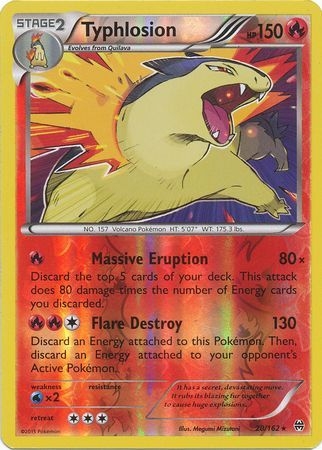 Typhlosion - 20/162 - Holo Rare Reverse Holo