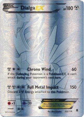 Dialga EX - 122/119 - Full Art Secret Rare