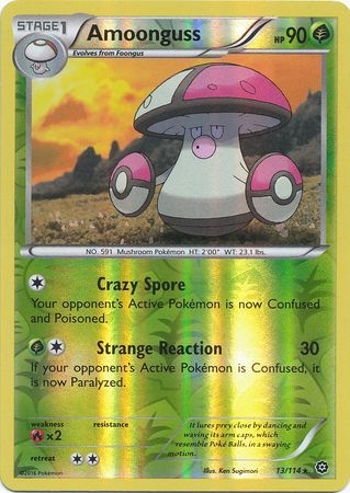 Amoonguss - 13/114 - Rare Reverse Holo