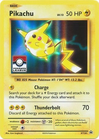 Pikachu - XY202 - League Promo