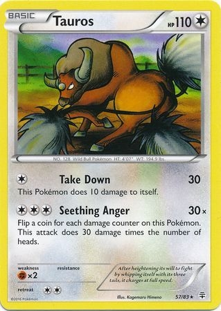 Tauros - 57/83 - Rare