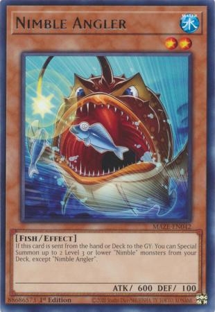 Nimble Angler - MAZE-EN042 - Rare 1st Edition