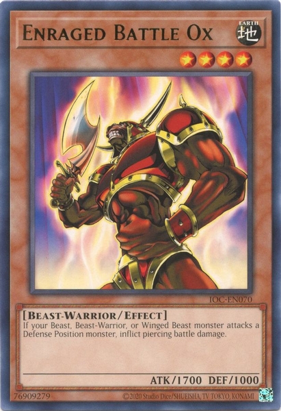 Enraged Battle Ox - IOC-EN070 - Rare Unlimited (25th Reprint)