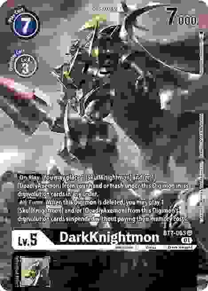 DarkKnightmon (Alternate Art) - BT7-063 SR - Super Rare