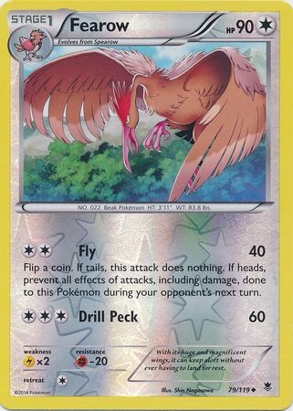 Fearow - 79/119 - Uncommon Reverse Holo