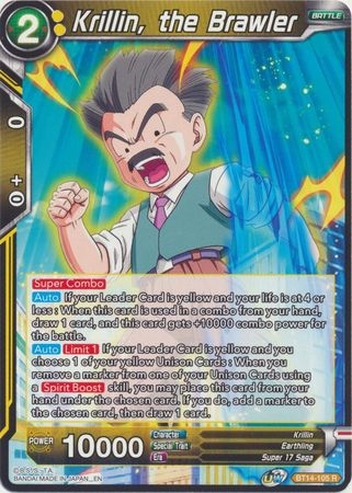 Krillin, the Brawler - BT14-105 - Rare