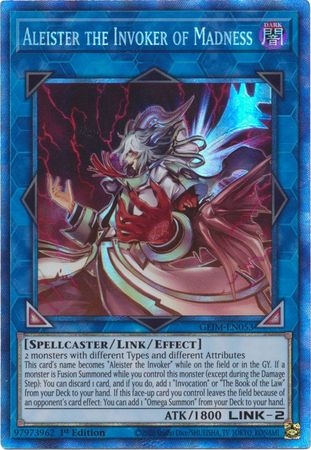 Aleister the Invoker of Madness - GEIM-EN053 - Collector's Rare 1st Edition