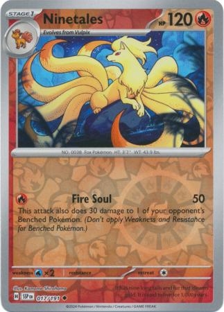 Ninetales - 017/191 - Uncommon Reverse Holo
