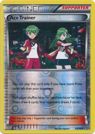 Ace Trainer - 69/98 - Uncommon Reverse Holo