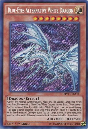 Blue-Eyes Alternative White Dragon - MVP1-ENS46 - Secret Rare 1st Edition