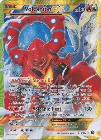 Volcanion EX - 115/114 - Secret Rare