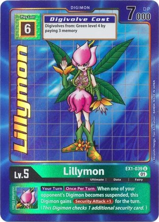 Lillymon (Alternate Art) - EX1-039 - Uncommon