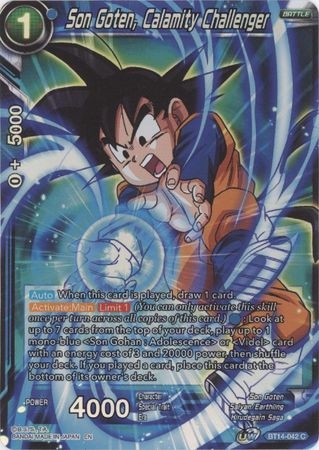 Son Goten, Calamity Challenger - BT14-042 - Common Foil