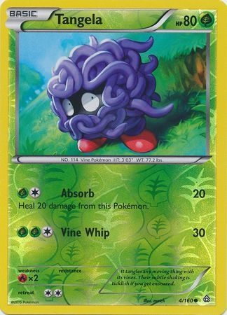 Tangela - 4/160 - Common - Reverse Holo