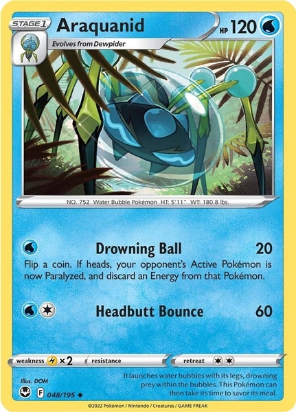 Araquanid - 048/195 - Uncommon Reverse Holo