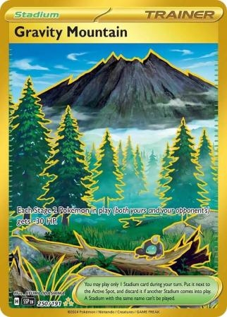 Gravity Mountain - 250/191 - Gold Secret Rare