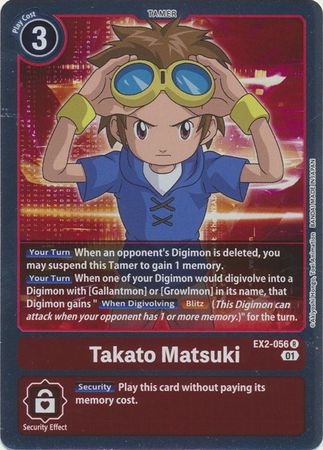 Takato Matsuki - EX2-056 R - Rare