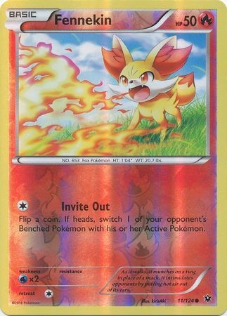 Fennekin - 11/124 - Common Reverse Holo