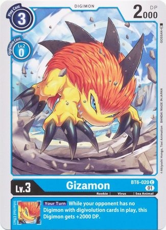 Gizamon - BT6-020 - Common