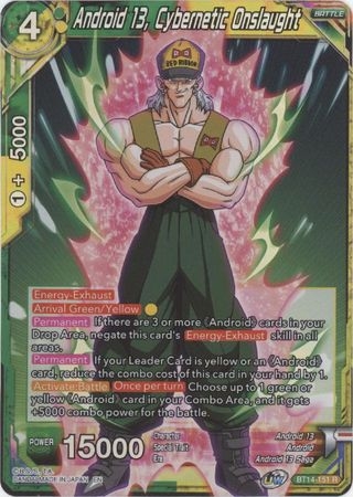 Android 13, Cybernetic Onslaught - BT14-151 - Rare Foil