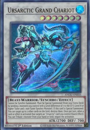 Ursarctic Grand Chariot - ANGU-EN035 - Ultra Rare 1st Edition