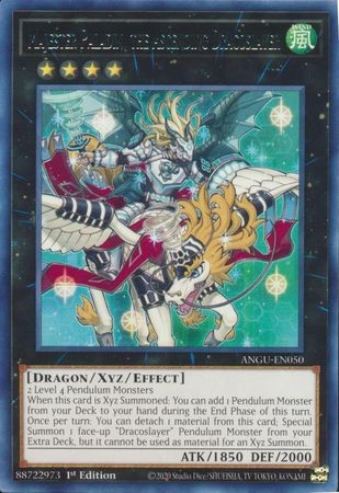 Majester Paladin, the Ascending Dracoslayer - ANGU-EN050 - Rare 1st Edition