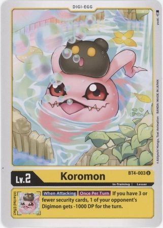 Koromon - BT4-003 - Uncommon