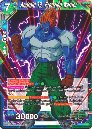 Android 13, Frenzied Warrior - BT17-137 - Uncommon Foil