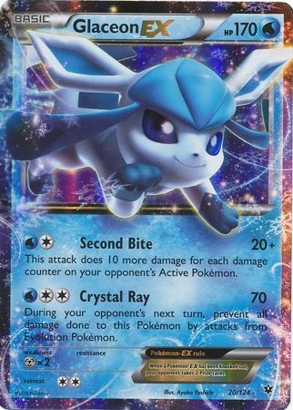 Glaceon EX - 20/124 - Ultra Rare