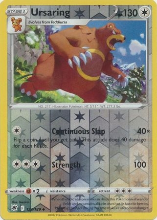 Ursaring - 123/189 - Uncommon Reverse Holo