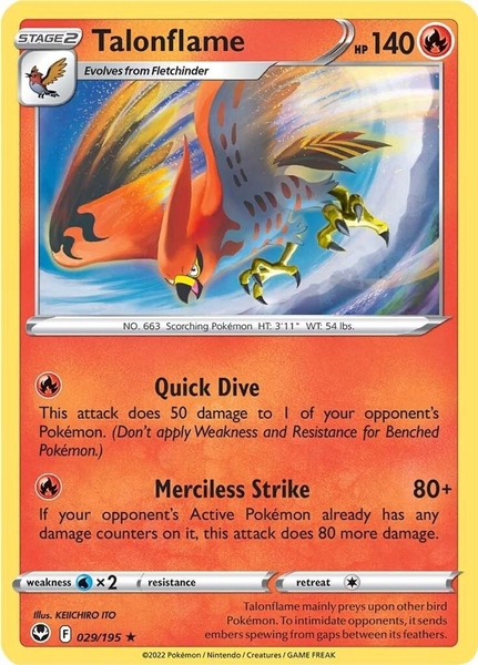 Talonflame - 029/195 - Rare