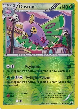 Dustox - 7/108 - Uncommon Reverse Holo