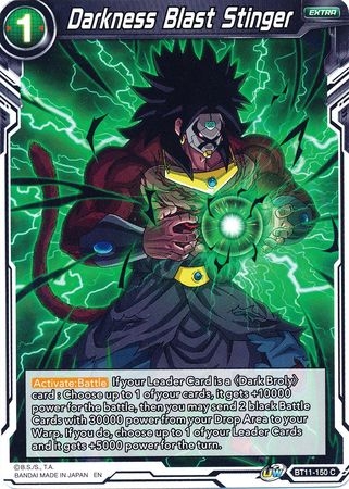 Darkness Blast Stinger - BT11-150 - Common