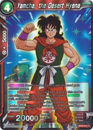 Yamcha, the Desert Hyena - BT10-009 - Rare Foil