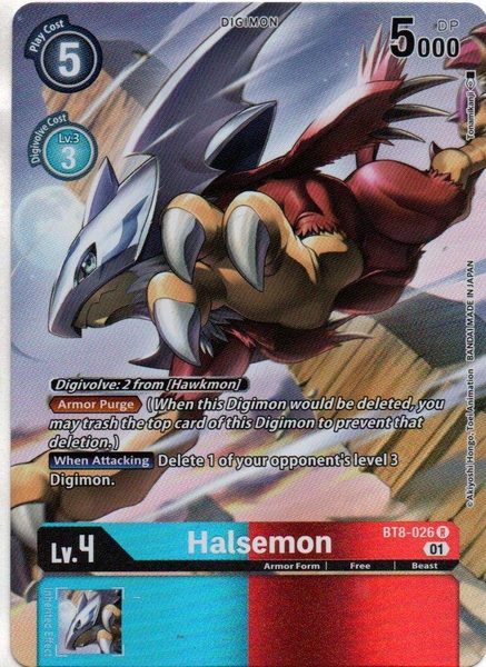 Halsemon (Alternate Art) - BT8-026 R - Rare