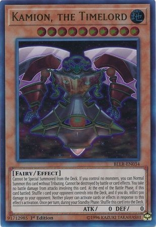 Kamion, the Timelord - BLLR-EN034 - Ultra Rare 1st Edition