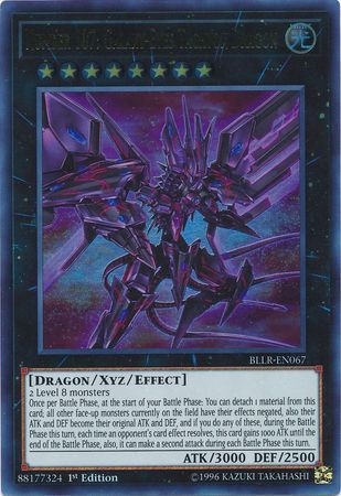 Number 107: Galaxy-Eyes Tachyon Dragon - BLLR-EN067 - Ultra Rare 1st Edition