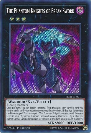 The Phantom Knights of Break Sword - BLLR-EN071 - Secret Rare 1st Edition