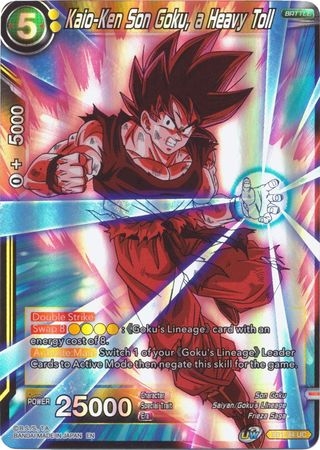Kaio-Ken Son Goku, a Heavy Toll - EB1-44 - Uncommon Foil