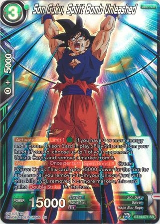 Son Goku, Spirit Bomb Unleashed - BT14-071 - Super Rare