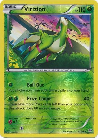 Virizion - 12/98 - Holo Rare Reverse Holo