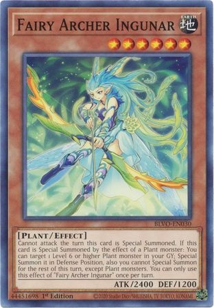 Fairy Archer Ingunar - BLVO-EN030 - Common 1st Edition