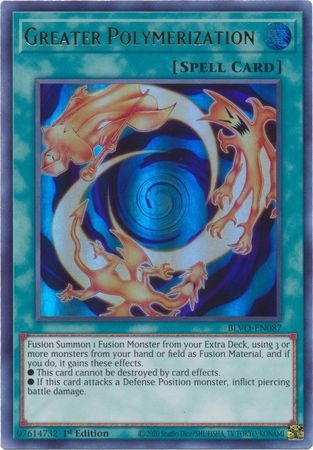 Greater Polymerization - BLVO-EN087 - Ultra Rare 1st Edition