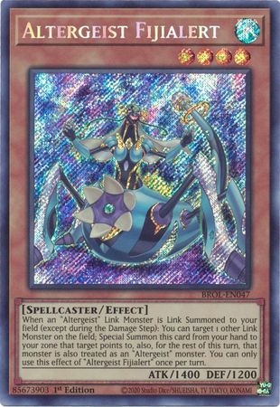 Altergeist Fijialert - BROL-EN047 - Secret Rare 1st Edition