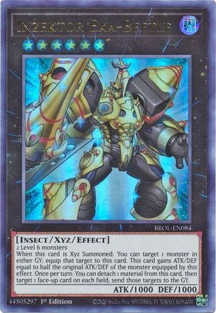 Inzektor Exa-Beetle - BROL-EN084 - Ultra Rare 1st Edition